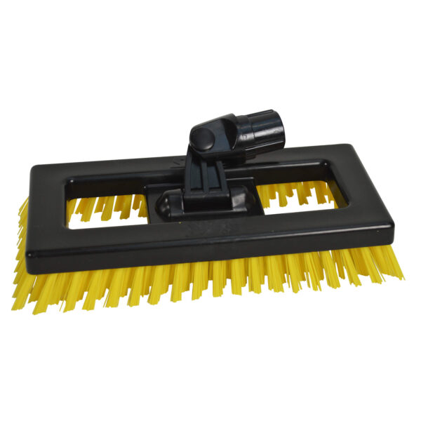 Swivel Deck Brush Black w/ Coloured Bristles