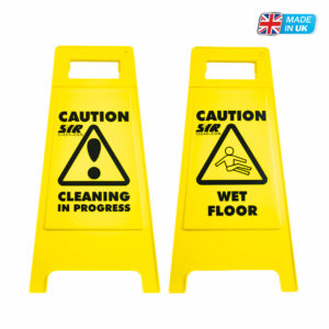 Wet Floor/Cleaning in Progress Safety Sign