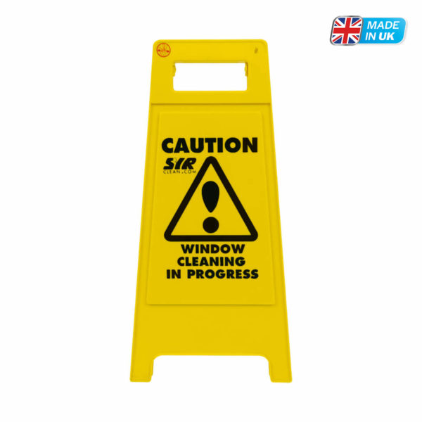 Window Cleaner At Work Safety Sign
