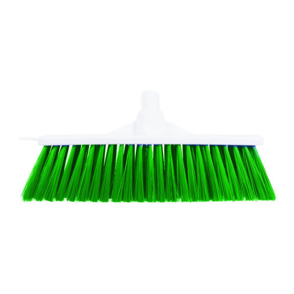 Small Heavy Duty Hard Broom Green