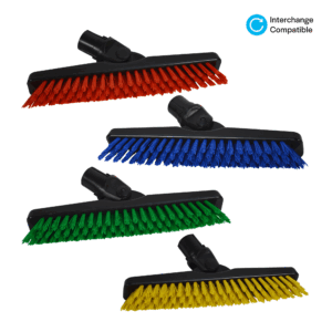Grout Brush Black c/w Coloured Bristles