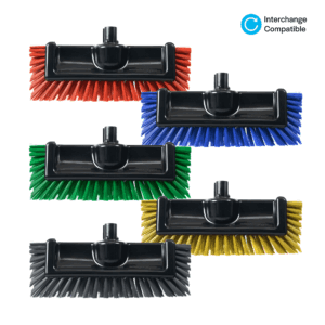 HiLo Brush Black w/ Coloured Bristles