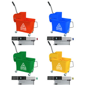 SYR SpeedGuard Double Bucket Flat Mopping Kit